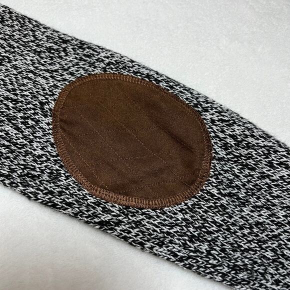 RD Style Crewneck Knit Pullover Tunic Sweater w/ Elbow Patches Size Medium - Picture 5 of 9